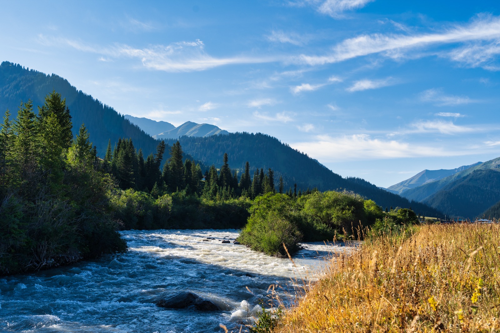 Karavshin Gorge granite spires